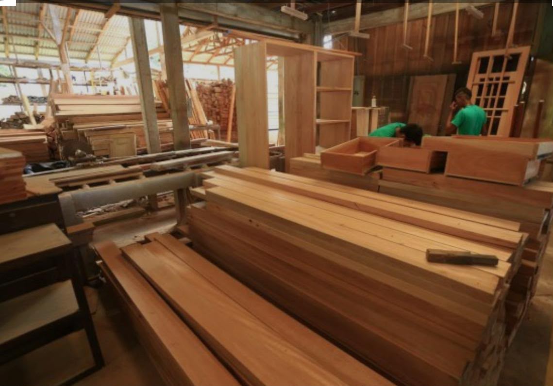 Materiales de madera para carpintería